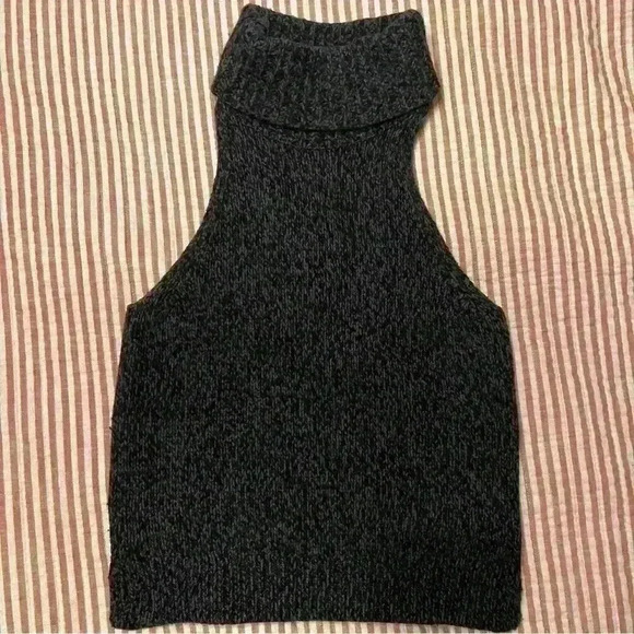 Madewell Marled Sleeveless Turtleneck Sweater - Picture 3 of 9